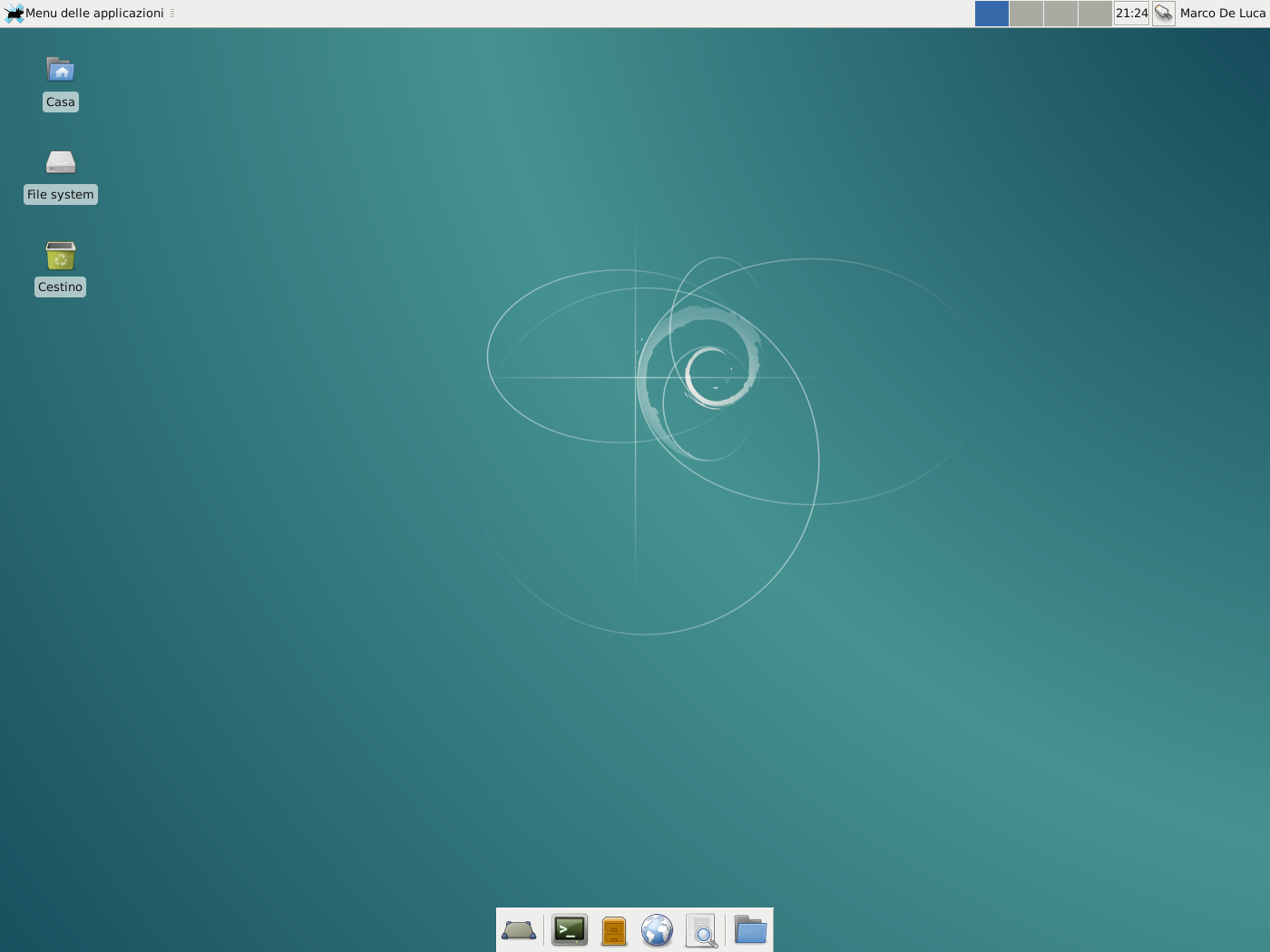 Il desktop Xfce